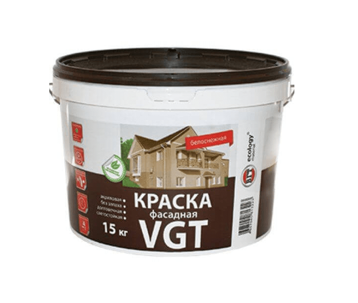 Краска ВГТ фасадная 15 кг